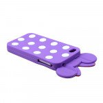 Wholesale iPhone 4S/4 3D Ribbon Bow Case (Light Purple)